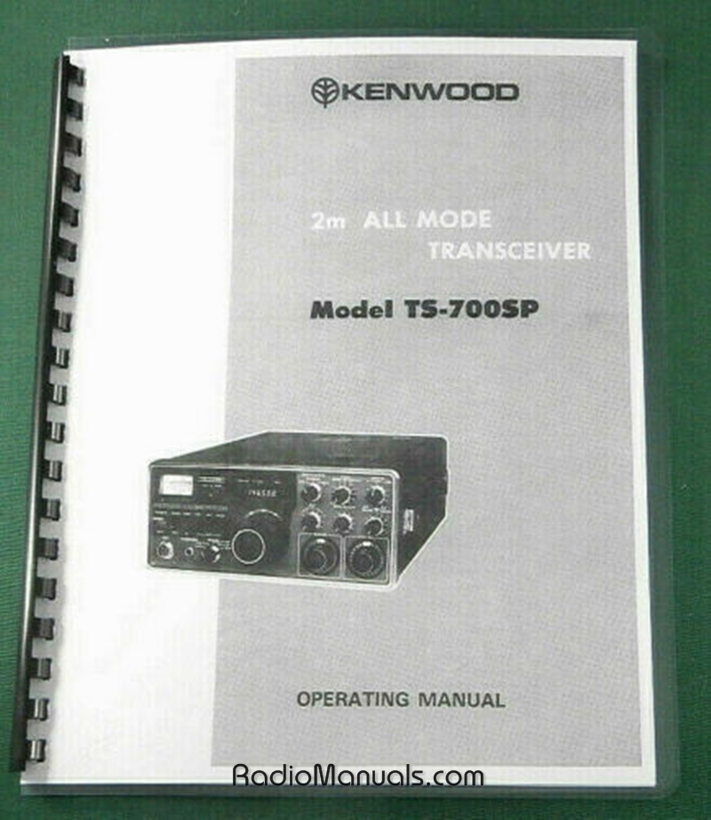Kenwood TS-700SP Instruction Manual